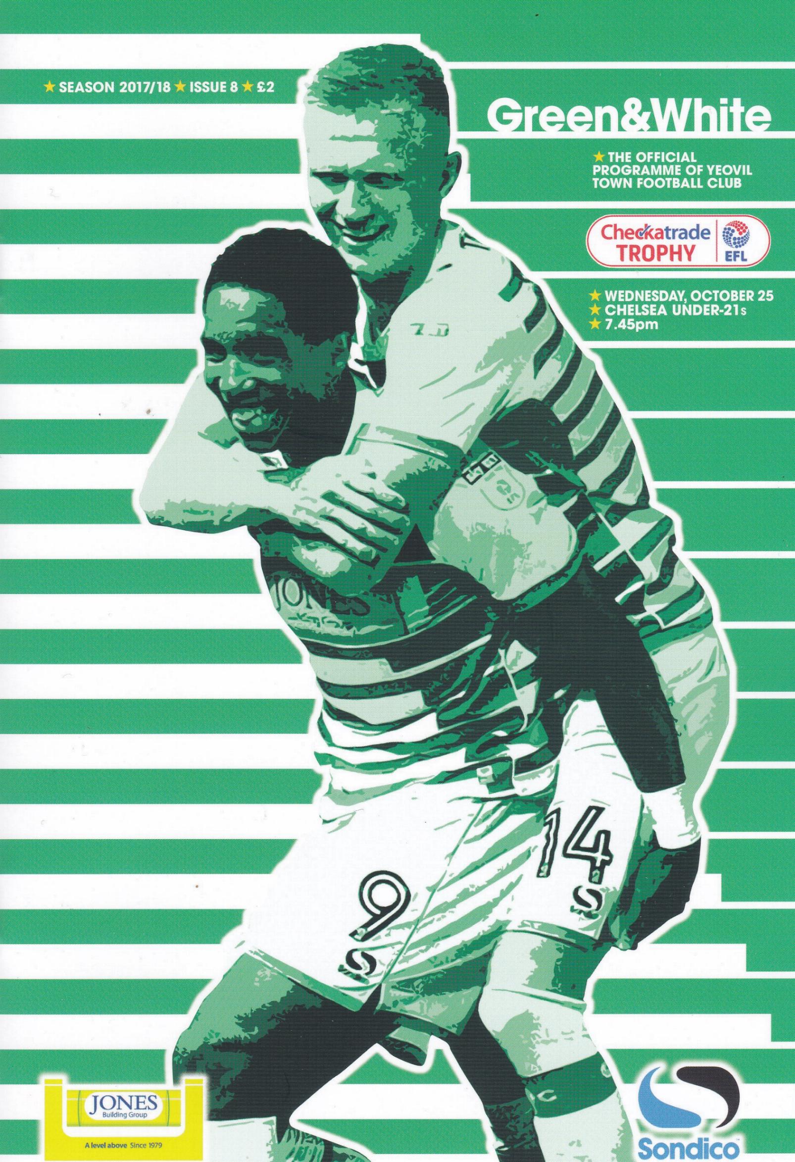 YEOVIL TOWN v CHELSEA 2017/18 (CHECKATRADE TROPHY)
